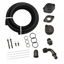 2011-2025 6.7L Powerstroke CCV Delete Kit (Black) Crankcase Vent Reroute | EngineGo