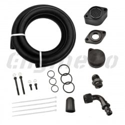 2011-2023 6.7L Powerstroke CCV Delete Kit (Black) Crankcase Vent Reroute | EngineGo