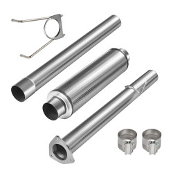 2013-2018 DPF Delete Race Pipe 4" with Muffler for Dodge Ram 2500/3500 6.7L Cummins | EngineGo