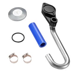 2003-2007 6.0L Powerstroke EGR Delete Kit (Black) for Ford F250 F350 | EngineGo