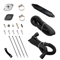 2015-2016 Ford F250/F350/F450/F550 6.7L Powerstroke EGR Delete Kit with Coolant Bypass (Standard/Black) | EngineGo