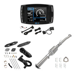 15-16 6.7L Powerstroke DPF/DEF/EGR All-in-One Delete Kit | Mini Maxx V2 Tuner, 4" DPF Delete w/ Muffler, EGR Delete Black | EngineGo