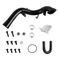 EngineGo EGR Delete Kit with High Flow Intake Elbow for 07.5-10 Sierra/Silverado 2500 3500 HD 6.6L Duramax LMM