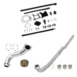 2017-2023 L5P 6.6L Duramax EGR/DPF/DOC Delete Kit with Downpipe | 4" DPF Delete | EngineGo
