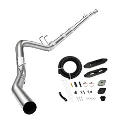 2011-2014&2017-2022 6.7L Powerstroke Downpipe-Back 5" Exhaust DPF Delete & EGR Delete Kit | EngineGo
