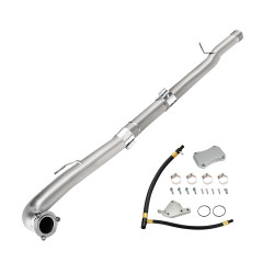 2015.5-2016 6.6L Duramax LML DPF/EGR Delete Silver Plate Version | EngineGo