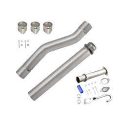 Cat Muffler EGR Delete Kit with Up-Pipe for 2003-2007 Ford F250 F350 6.0L Powerstroke | EngineGo