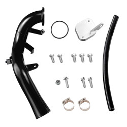 2006-2007.5 6.6L Duramax LBZ EGR Valve & Cooler Delete Kit with Intake Elbow for Chevy Silverado GMC Sierra 2500 3500 HD | EngineGo