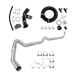 6.6L Duramax LLY CAT/EGR/CCV Delete Kit w/ Intake for 2004.5-2005 Chevy Silverado/GMC Sierra 2500/3500 HD