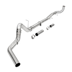 2020+ 6.6L Duramax L5P Downpipe-Back Exhaust System DPF Delete 4" for Chevy/GMC 2500HD/3500HD | EngineGo