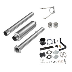 2013-2018 6.7L Cummins DPF w/ Muffler & Cat Delete Pipe & EGR Delete Kit | EngineGo